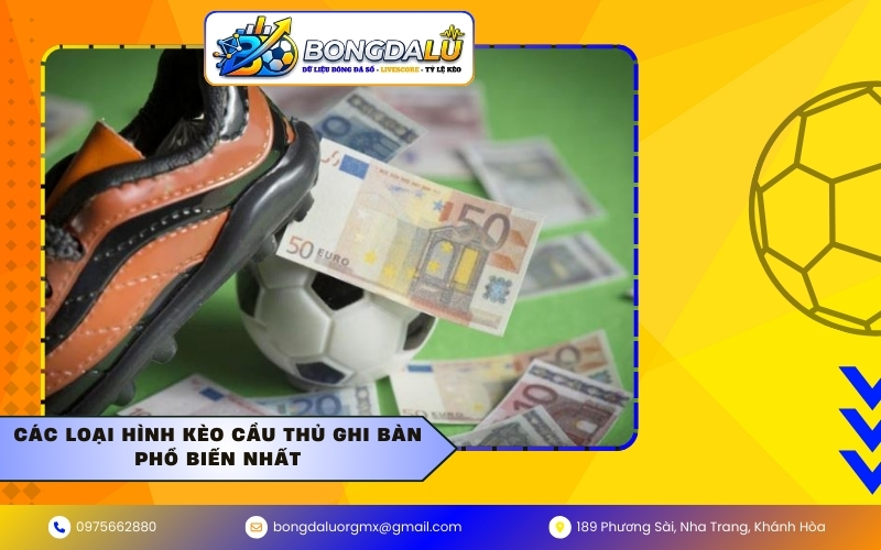 Các loại hình kèo cầu thủ ghi bàn phổ biến nhất