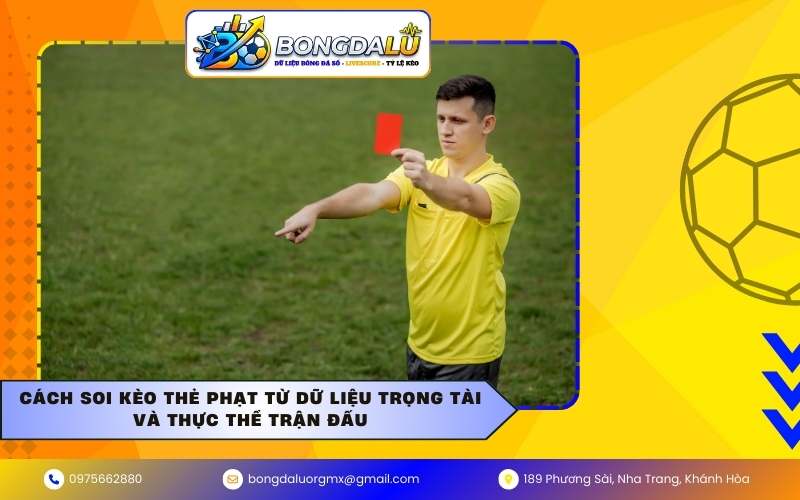 Cách soi kèo thẻ phạt từ dữ liệu trọng tài và thực thể trận đấu