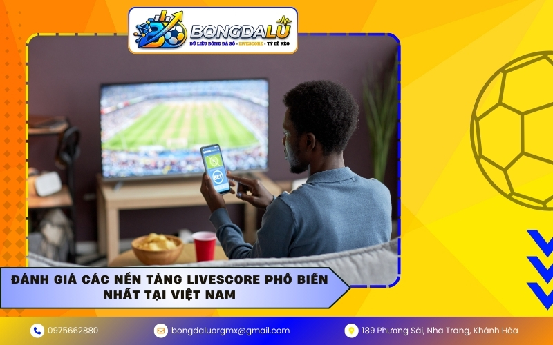 Đánh giá các nền tảng LiveScore phổ biến nhất tại Việt Nam