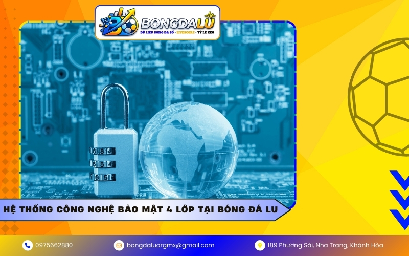 Hệ thống công nghệ bảo mật 4 lớp tại Bóng Đá Lu