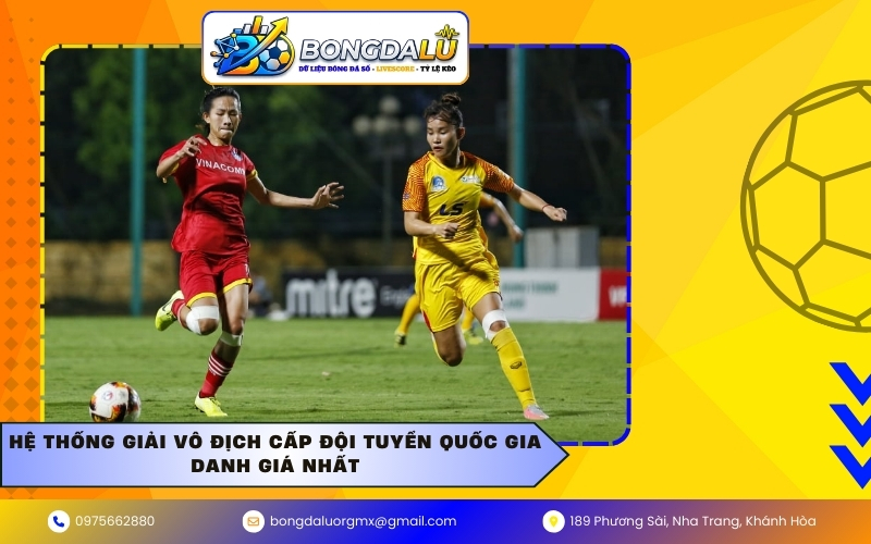 Hệ thống giải vô địch cấp đội tuyển quốc gia danh giá nhất