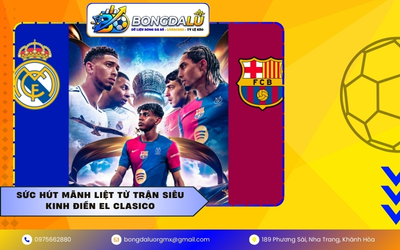 Sức hút mãnh liệt từ trận Siêu kinh điển El Clasico
