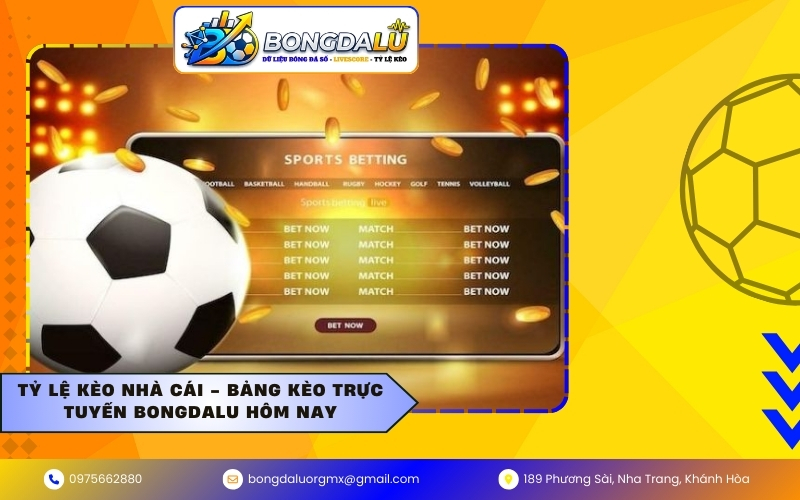 Tỷ Lệ Kèo Nhà Cái - Bảng Kèo Trực Tuyến bongdalu Hôm Nay